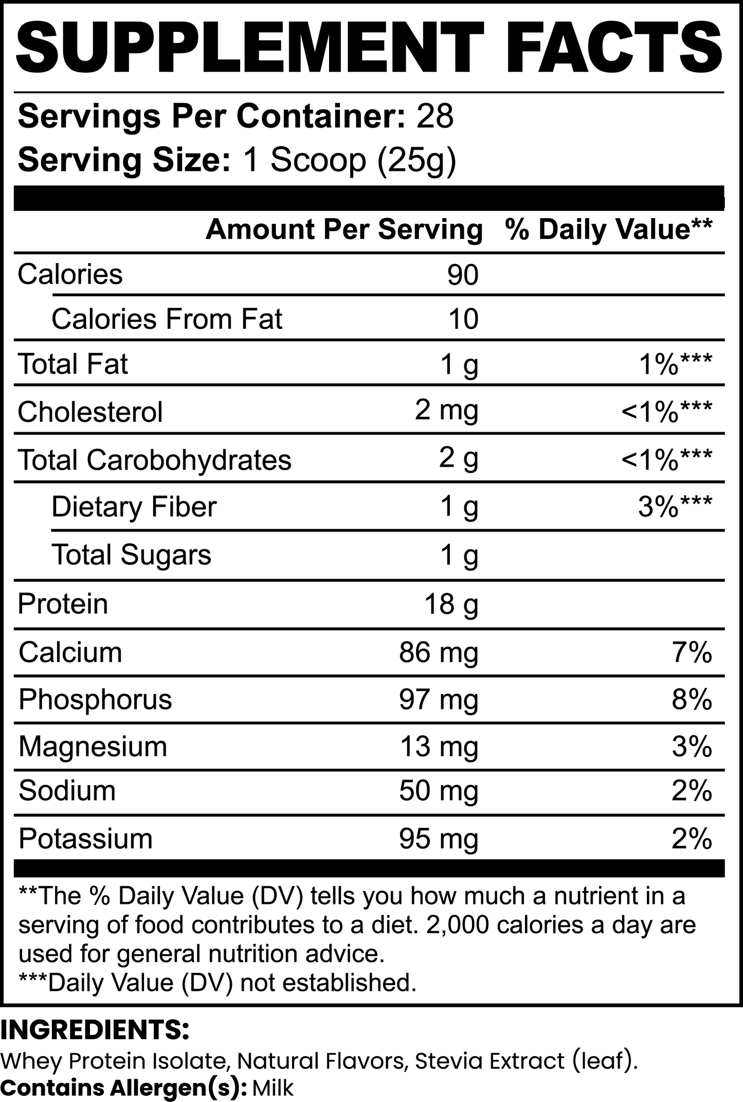 Choclate Drizzle (Whey Protein)